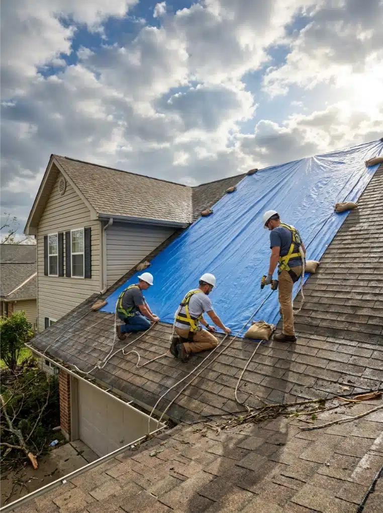 Emergency Roof Tarping